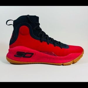 Under Armour Curry 4 Red Black Gum